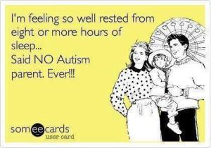 autism and sleep cartoon